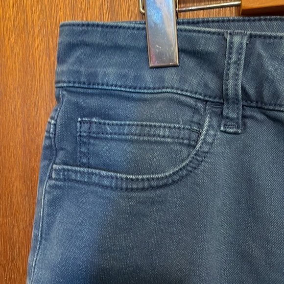 American Eagle Blue Hi-Rise Shortie Shorts - Picture 4 of 9